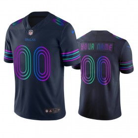 Maillot Homme Dallas Cowboys City Edition Personnalisé Navy Vapor Limited